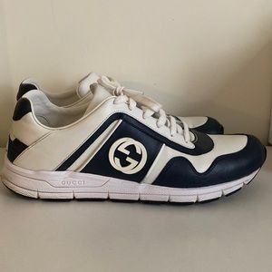 Gucci Miro Soft Navy Trainers sneakers Nero/ Great white